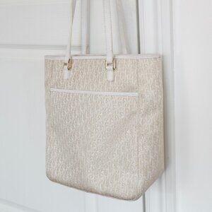 Authentic Preowned Dior Champagne Sparkle Trotter Tote Bag